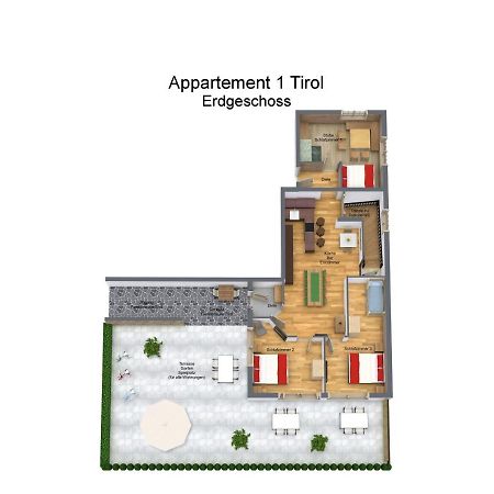 Angerer Alpine Suiten Und Familienappartements Tirol ライト・イム・アルプバッハタール エクステリア 写真